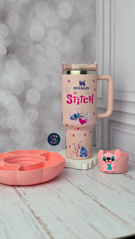 ماگ دسته دار استنلی طرح استیچ مدل QUENCHER H2O