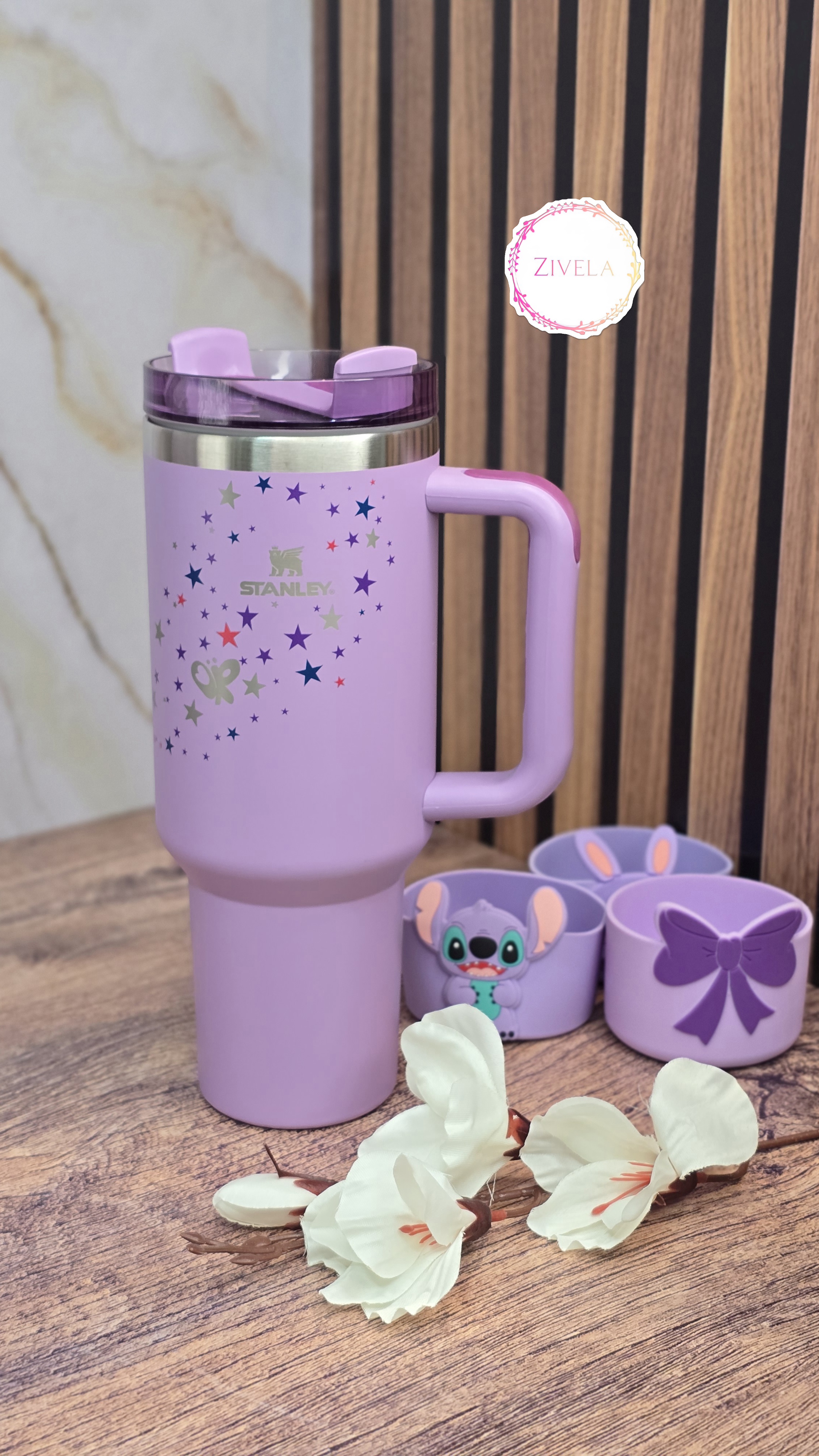 تراول ماگ استنلی STANLEY 40 oz. Quencher H2.0 FlowState Tumbler - Olivia Rodrigo Purple SOUR Grape